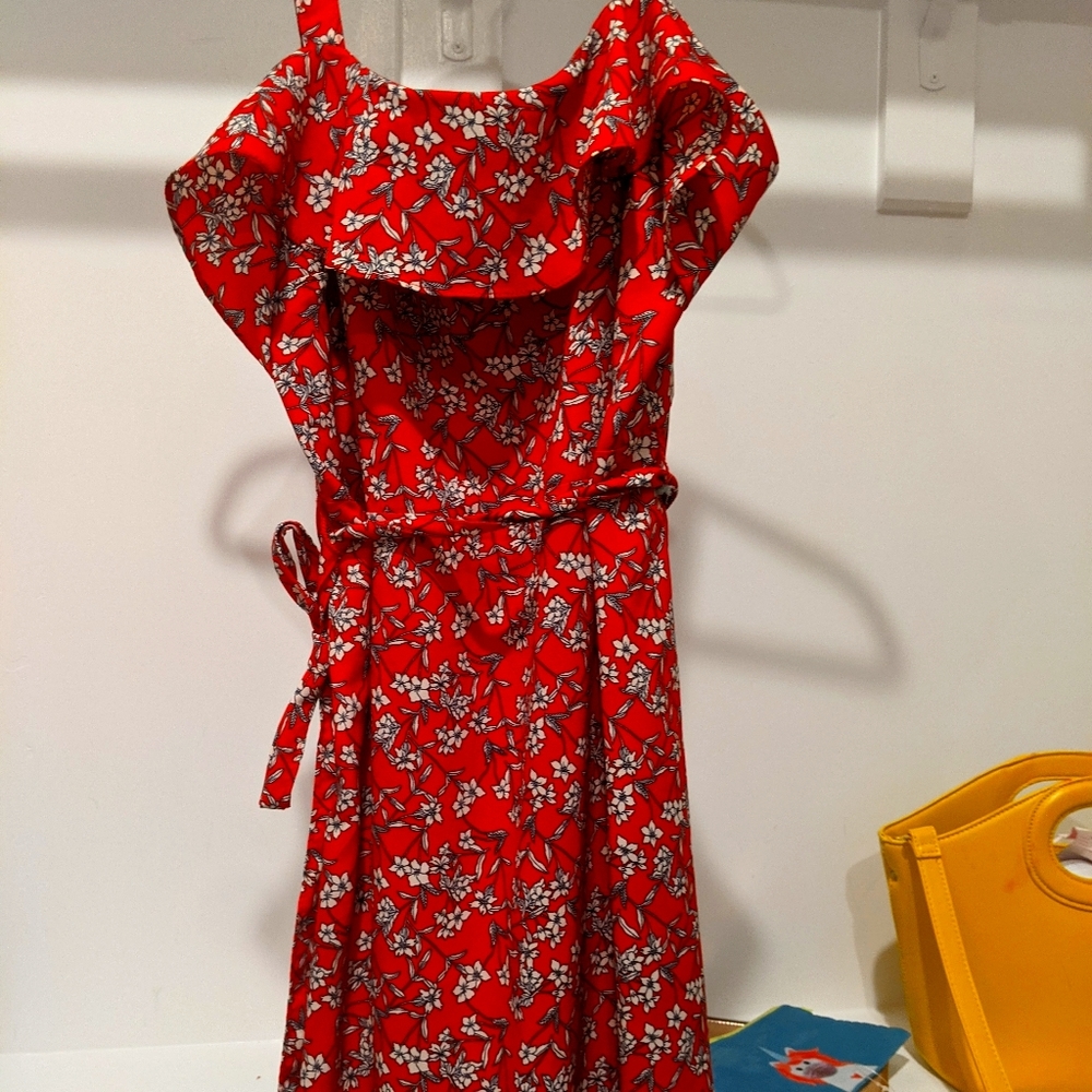Bana republic red dress valentine's day special